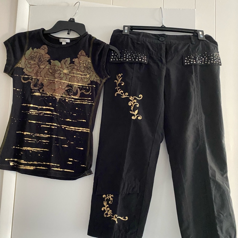 Capri pant set